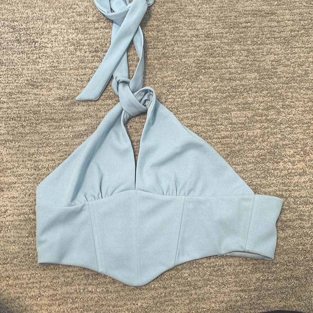 Light blue Princess Polly Corset top